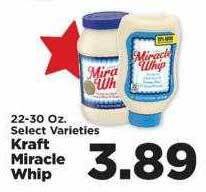 IGA Kraft Miracle Whip offer
