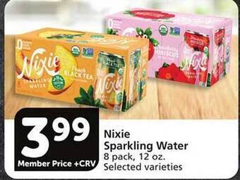 Pavilions Nixie Sparkling Water offer