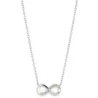 Kohl's Love this life® sterling silver cubic zirconia infinity necklace offer