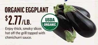 Central Market Organic Eggplant offer