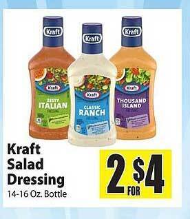 Food Giant Kraft Salad Dressing offer