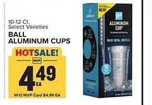 Food Lion Ball Aluminum Cups offer