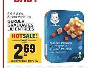 Food Lion Gerber Graduates Lil' Entrees offer