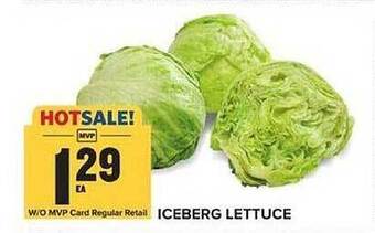 Food Lion Iceberg Lettuce offer