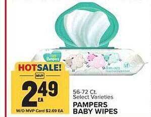 Food Lion Pampers Baby Wipes offer