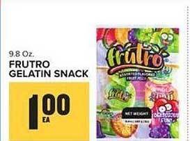 Food Lion Frutro Gelatin Snack offer