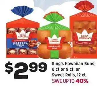 Grocery Outlet King's Hawaiian Buns, Or Sweet Rolls offer