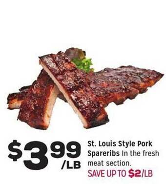 Grocery Outlet St Louis Style Pork Spareribs offer
