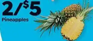 Save a Lot Pineapples offer
