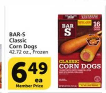Vons Bar-s Classic Corn Dogs offer