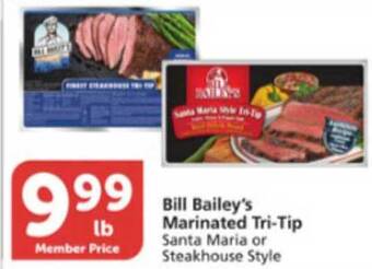 Vons Bill Bailey's Marinated Tri-tip offer