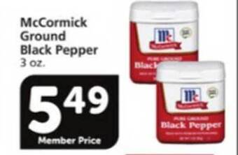 Vons McCormick Ground Black Pepper offer