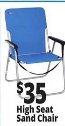 Ocean State Job Lot High Seat Sand Chair offer