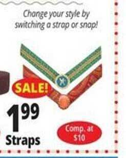 Ocean State Job Lot Straps offer