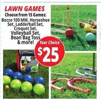 Ocean State Job Lot Lawn Games offer