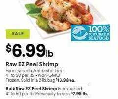 Nob Hill Raw Ez Peel Shrimp offer