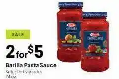 Nob Hill Barilla Pasta Sauce offer