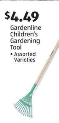 Aldi Gardenline Children's Gardening Tool offer