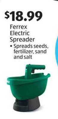 Aldi Ferrex Electric Spreader offer