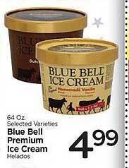 Edwards Food Giant Blue Bell Premium Ice Cream offer