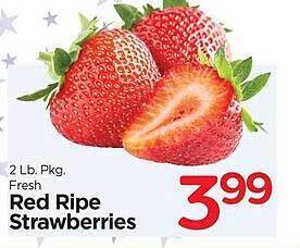 Edwards Food Giant Red Ripe Strawberries offer