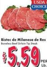 Rio Ranch Market Bistec de Milanesa de Res offer
