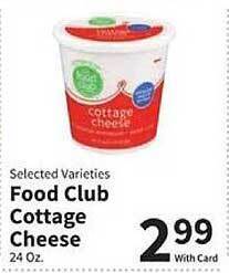 Food City Food Club Cottage Cheese offer