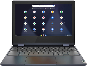Best Buy Lenovo - Flex 3 Chromebook 11.6" HD Touch-screen Laptop - Mediatek MT8183 - 4GB - 64GB eMMC - Abyss Blue offer