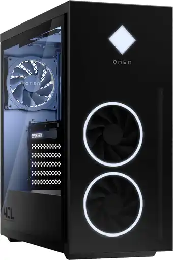 Best Buy HP OMEN - 40L Gaming Desktop - Intel Core i7-12700KF - HyperX 16GB Memory - NVIDIA GeForce RTX 3060 Ti - 1TB SSD - Nightfall offer