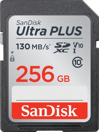 Best Buy SanDisk - Ultra Plus 256GB SDXC UHS-I Memory Card offer