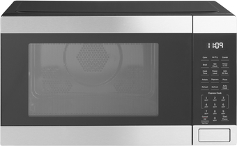 Best Buy GE - 1.0 Cu. Ft. Convection Countertop Microwave with Air Fry - Black stainless steel offer