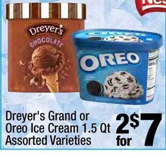 Super King Markets Dreyer's Grand Or Oreo Ice Cream offer