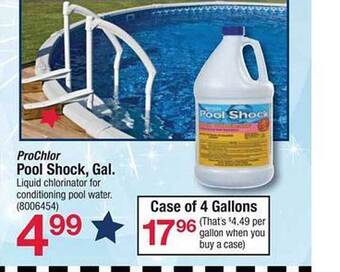 Ace Hardware Prochlor Pool Shock, Gal. offer