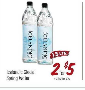 Sprouts Farmers Market Icelandic Glacial Spring Water offer