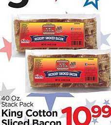 Edwards Food Giant King Cotton Sliced Bacon offer