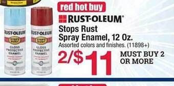 Ace Hardware Rust-oleum Stops Rust Spray Enamel offer