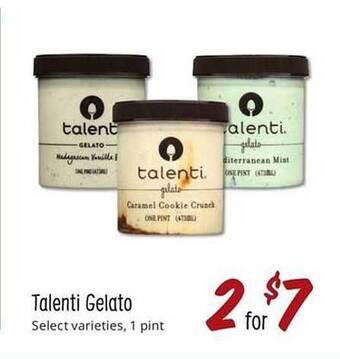 Sprouts Farmers Market Talenti Gelato offer