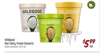 Sprouts Farmers Market Wildgood Non-dairy Frozen Desserts offer