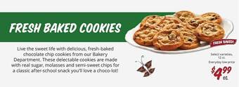 Sprouts Farmers Market Fresh Baked Cookies offer