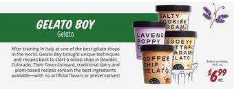 Sprouts Farmers Market Gelato Boy offer