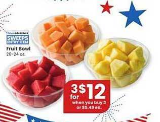 Albertsons Fruit Bowl offer