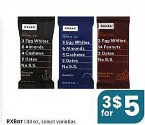 Albertsons Rxbar offer