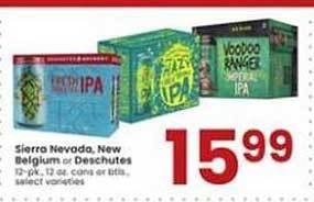 Albertsons Sierra Nevada, New Belgium Or Deschutes offer
