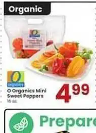Albertsons O Organics Mini Sweet Peppers offer