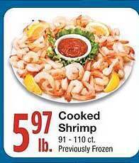 Amigos United Cooked Shrimp offer