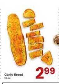 Albertsons Garlic Bread offer