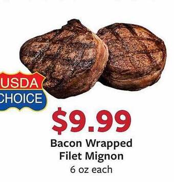 Fareway Bacon Wrapped Filet Mignon offer