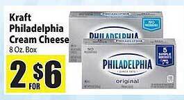 Food Giant Kraft Philadelphia Cream Cheese offer