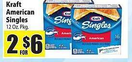 Food Giant Kraft American Singles offer