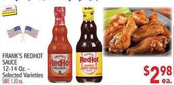 Ingles Markets Frank's Redhot Sauce offer